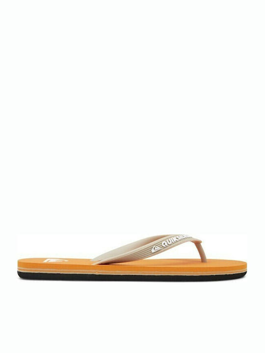Quiksilver Molokai Ανδρικά Flip Flops Λευκά