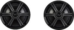 Hasda Waterproof Marine Speaker Set 6.5" with 120W RMS Black