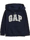 GAP Kids Cardigan Sweatshirts Hooded Navy Blue