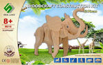 Anelixi Wooden Construction Toy Συναρμολογούμενη Κατασκευή: Ελέφαντας