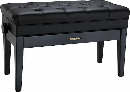Roland RPB-D500 Duet Stool Piano Adjustable Black L75xW33.5xH49-59cm