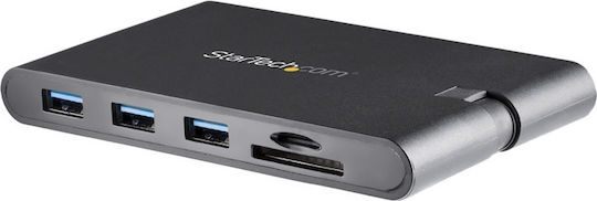 StarTech USB-C Stație de andocare cu HDMI 4K PD Ethernet și conexiune 2 monitoare Negru (DKT30CHVSCPD)