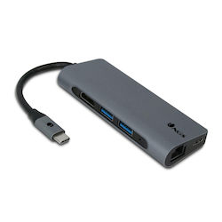NGS WonderDock 7 USB-C Dockingstation mit HDMI 4K PD Ethernet