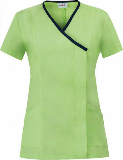 Giblor's Mantel Koch Damen Grün mit Kurzärmelig Giuliana 17P03K943
