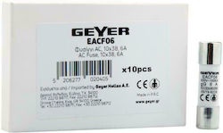 Geyer Safety Cylindrical 10x38mm 6A (EACF06) 1pcs