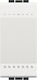 Legrand Living Light Μετώπη Διακόπτη Φωτισμού Μπουτόν σε Λευκό Χρώμα N4915N