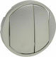 Legrand Celiane Dimmer Switch Front in Silver Color 065183