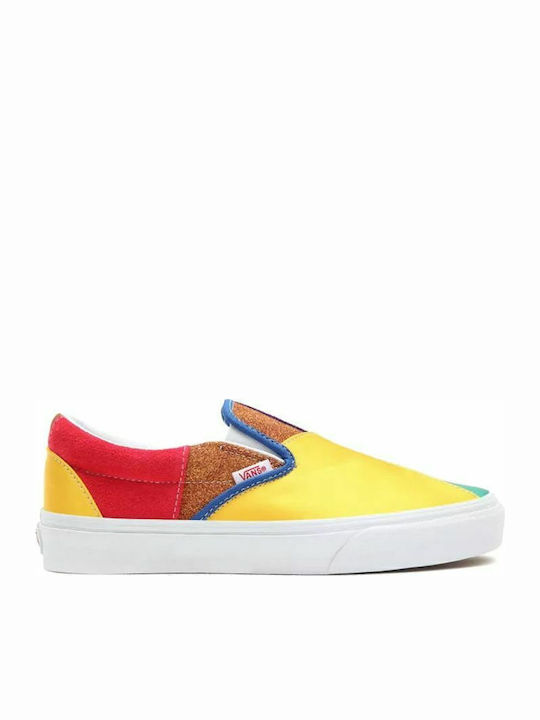 Vans Classic Pride Women's Canvas Slip-Ons Yellow