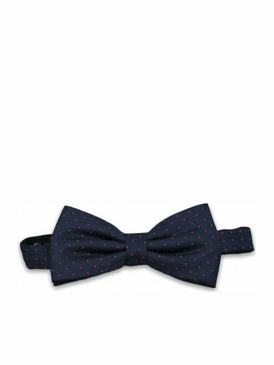 Set Bow tie Blue/ Red polka dots