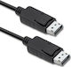 Qoltec Cable DisplayPort male - DisplayPort male 1.5m Black (50372)