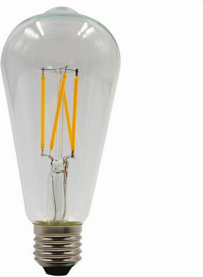 Vito Λάμπα LED 8W για Ντουί E27 και Σχήμα ST64 Φυσικό Λευκό 1016lm