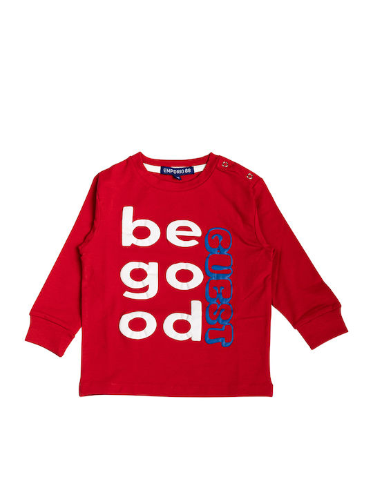 Red baby t-shirt for boys (12-30 months)