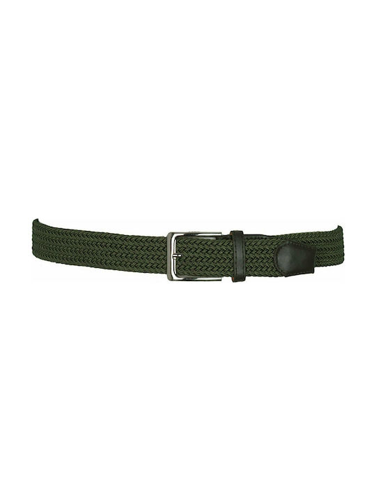 Privato LY 0010-0 Men's Knitted Belt Olive Green