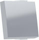 Aca Modys Lichtschalterplatte in Silber Farbe 1...
