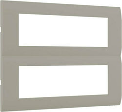 Aca Modys Schalterrahmen 2-fach Horizontale Mon...