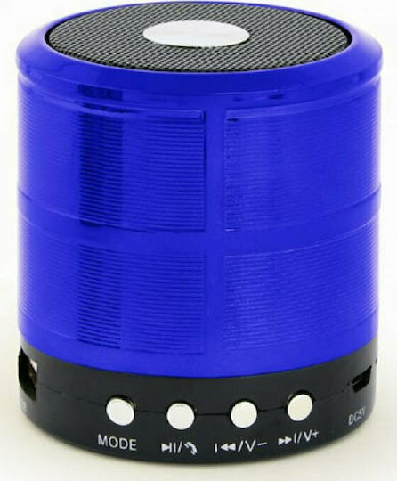 Gembird SPK-BT-08 Ηχείο Bluetooth 3W με Διάρκεια Μπαταρίας έως 3 ώρες Μπλε