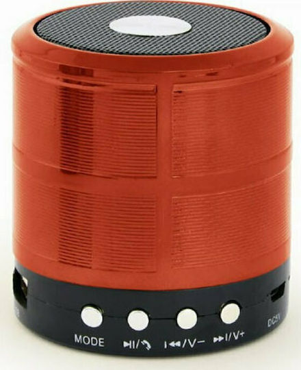 Gembird SPK-BT-08 Bluetooth Speaker 3W with Battery Life up to 3 hours Red