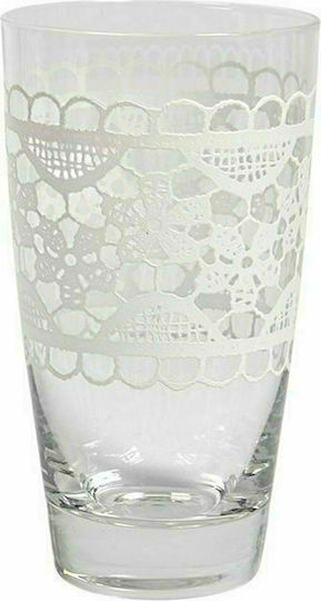 Cerve Sicilia Set of Glasses Water made of Glass Bianco 400ml 6pcs