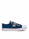 Caledonia Kids Sneakers with Scratch Blue