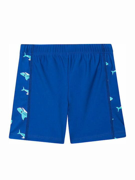 Playshoes Kinder Badeanzug Badeshorts Blau