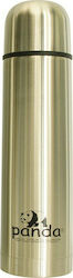 Panda Bottle Thermos Stainless Steel Gold 750ml with Cap-Cup 24303