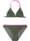 O'Neill Essential Triangle Bikini Set Παιδικό Μαγιό Μπικίνι Χακί