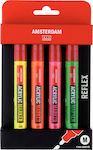 Royal Talens Reflex Acrylic Markers 4mm Multicolour 4pcs