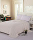 Silk Fashion Kotle Κουβέρτα Fleece Καναπέ 100x150εκ. Ivory