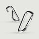 Easytoys Fetish Collection Carabiner Clip Penis Cage in Silver Color