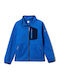 Kids Sweatshirt Cardigan Fleece Blue Fast Trek III