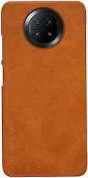 Nillkin Qin Synthetic Leather Book Brown (Redmi Note 9T)