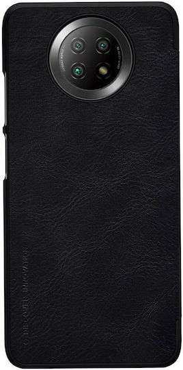Nillkin Qin Buchen Sie Synthetisches Leder Schwarz (Redmi Note 9T)