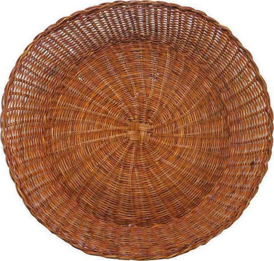 Art et Lumiere Hotelia Καλάθι Ψωμιού Ψάθινο σε Καφέ Χρώμα 48x48x11cm Art et Lumiere Hotelia Καλάθι Ψωμιού Ψάθινο σε Καφέ Χρώμα 48x48x11cm