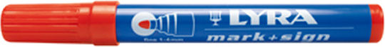 Lyra Mark + Sign Permanent Marker 4mm Red