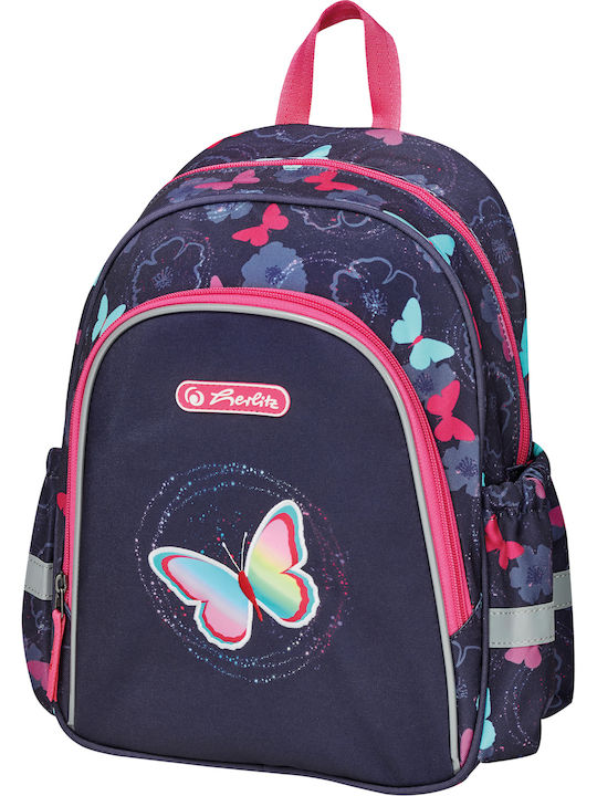 Herlitz Motiv Butterfly Schulranzen Rucksack Grundschule, Grundschule in Rosa Farbe 14Es