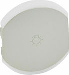 Legrand Celiane Lighting Front Plate Switch Silver Φωτεινή 2 Στοιχείων 068442