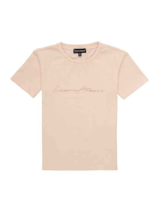 Kinder-T-Shirt Rosa Armel