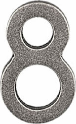 Roline 460 Hausnummer 8 in Silber Farbe 5.5cm 460