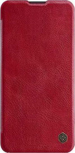 Nillkin Qin Книга Изкуствена кожа Червен (Huawei P40)