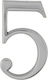 Zogometal 930 Sign with Number in Silver Color Nickel Matt 12cm 930