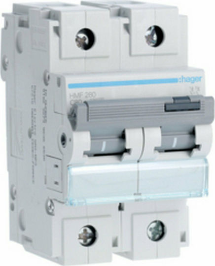 Hager Siguranță automată 80A Bipolară AC HMF280