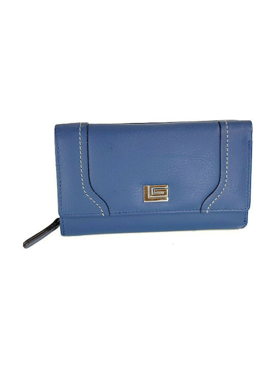 Guy Laroche Large Leather Women's Wallet Blue