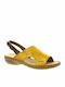 Rieker Women's Flat Sandals Anatomic in Yellow Color