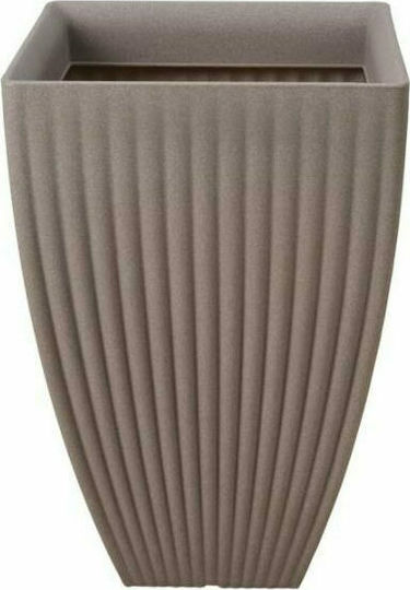 Plant Pot Plastic Beige