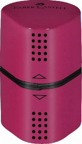 Faber-Castell Grip Trio 2001 Пластмаса Тройна Острилка Розов Буренце 1бр
