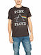 Amplified Dark Side T-shirt Pink Floyd Black Cotton ZAV210DAR