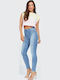 Hoch tailliert Damenjeans