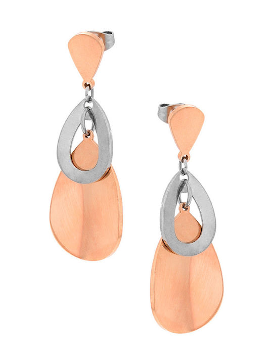 Visetti Earrings Pendants made of Steel Gold Plated DI-WSC015SR