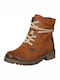 Rieker Leather Women's Ankle Boots Brown