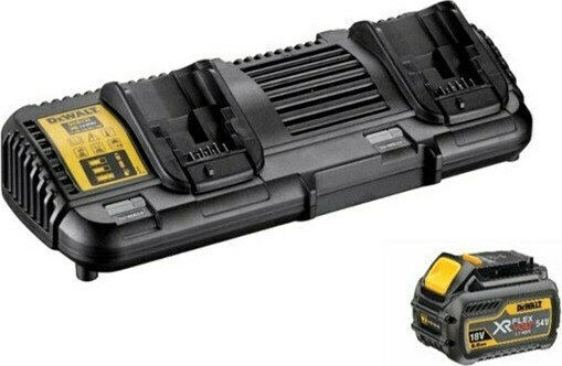 DEWALT Σετ Μπαταρίας Λιθίου Χωρητικότητας 6Ah 18V με Φορτιστή Διπλός